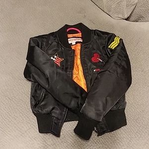 Black young girls bomber jacket